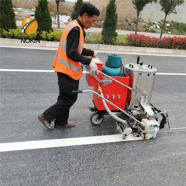 Hand-push cold spraying road marking machine for sale
